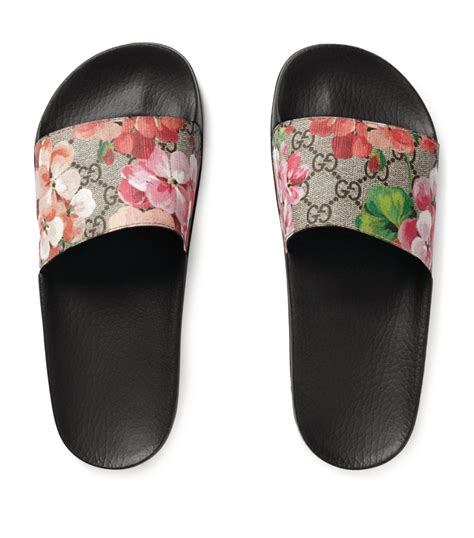 gucci bloom espadrilles harrods|Womens Gucci brown GG Bloom Supreme Slide Sandals .